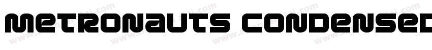 Metronauts Condensed Condensed字体转换